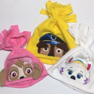 Three Custom Paw Patrol hats